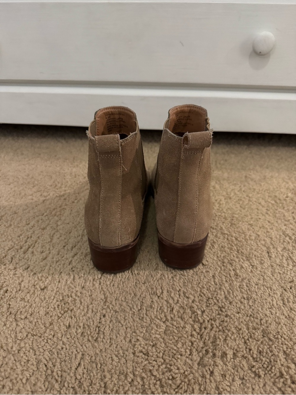 Steve Madden Taupe Ankle Boots - Picture 4 of 4